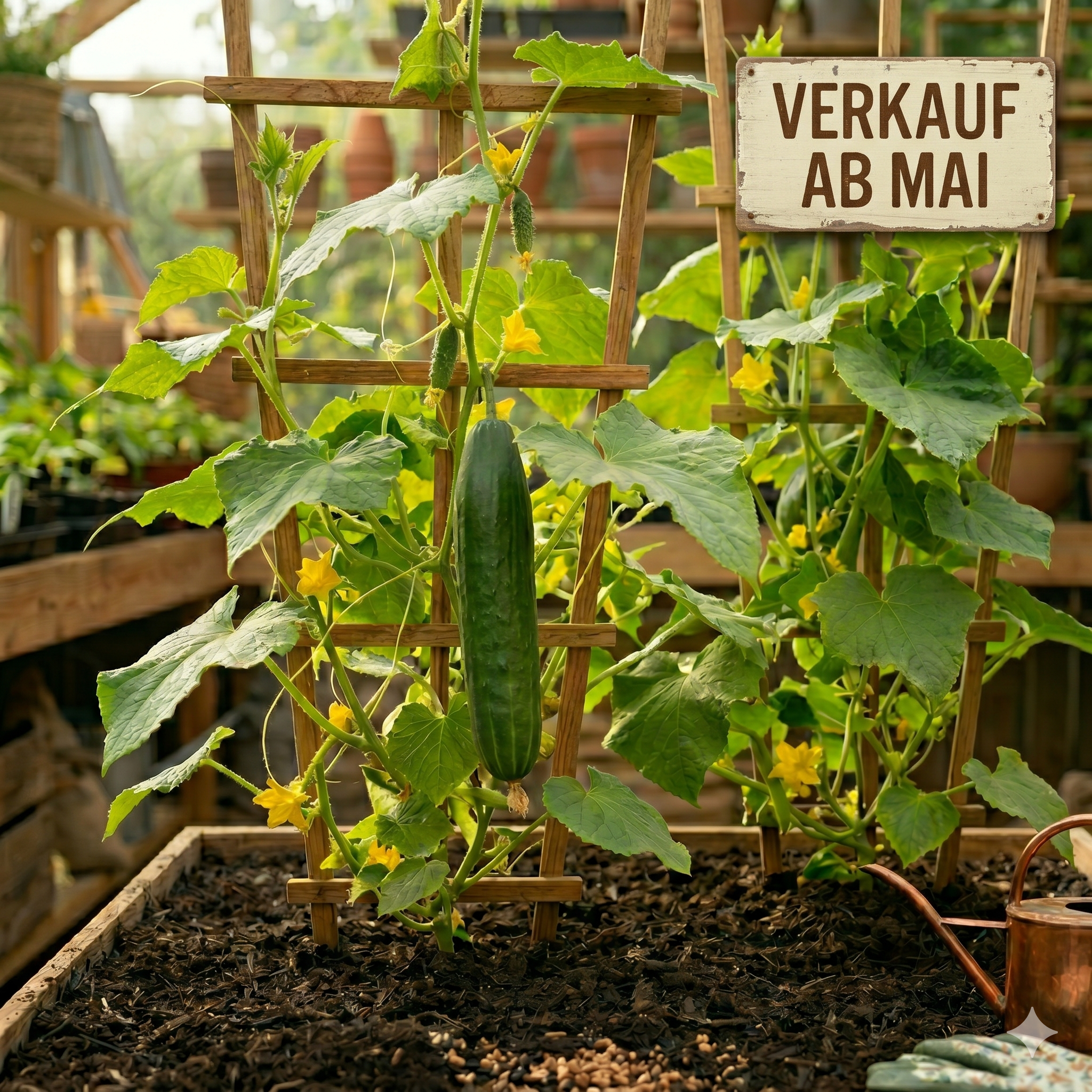 gurkenpflanzen ab mai