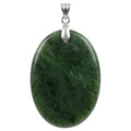 jade cabochon anhänger schmuck silber