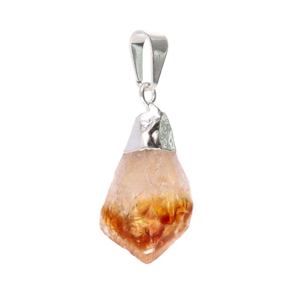 schmuck anhänger citrin amethyst silber