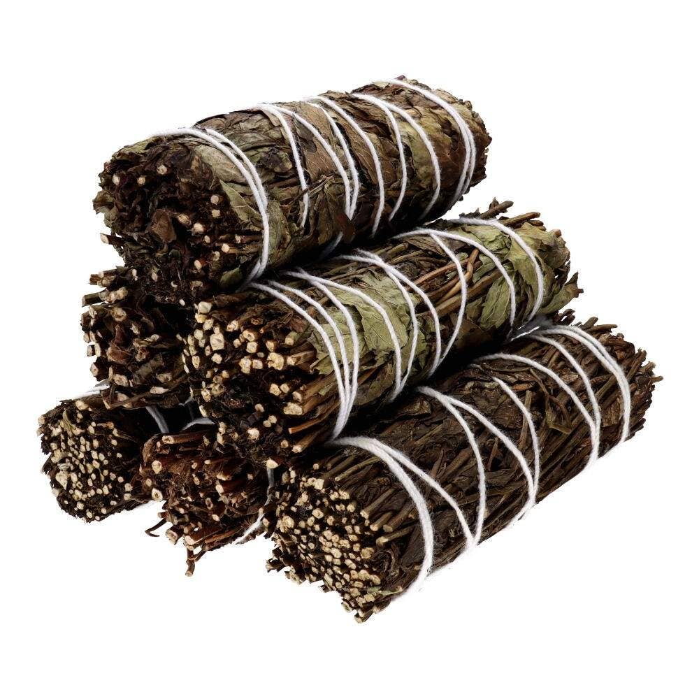 Pęczek do okadzania / smudge stick z Yerba Buena i kadzidłem - „Dobre ziele” zapewniające orzeźwiającą klarowność