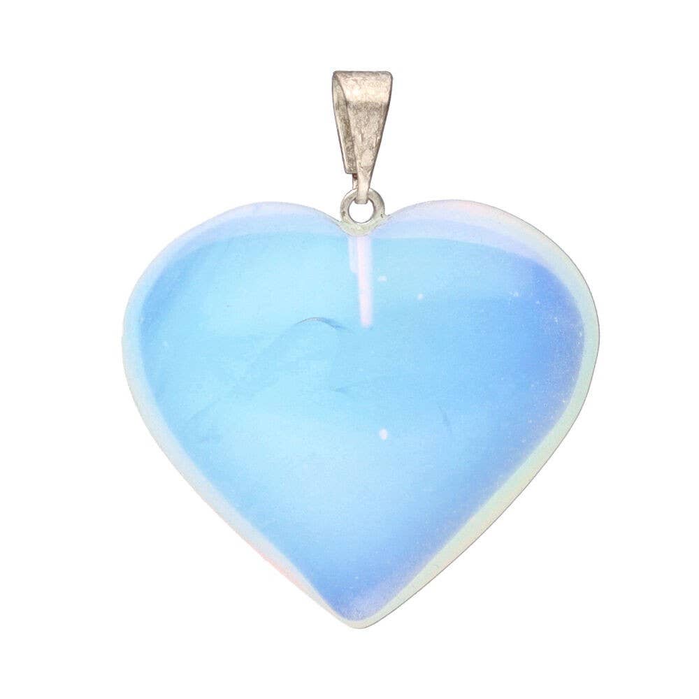 anhänger herz schmuck synthetischer opal 