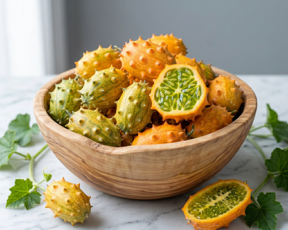 kiwano horngurke cucumis metuliferus
