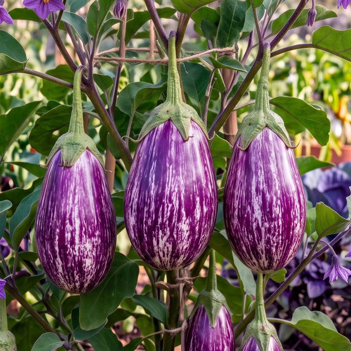 aubergine listada de gandia solanum melongena