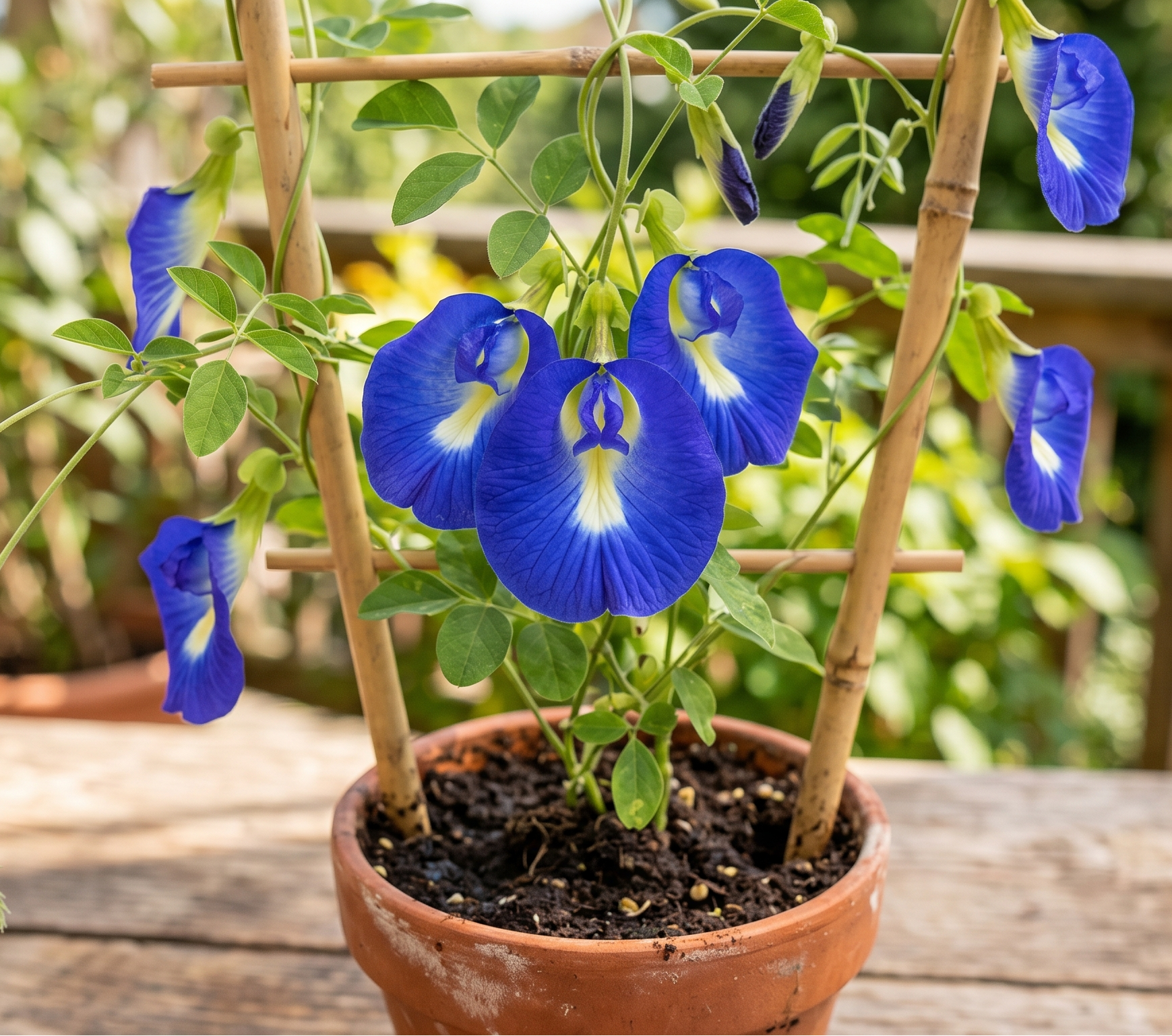 clitoria ternatea utterfly pea tea blaue klitorie