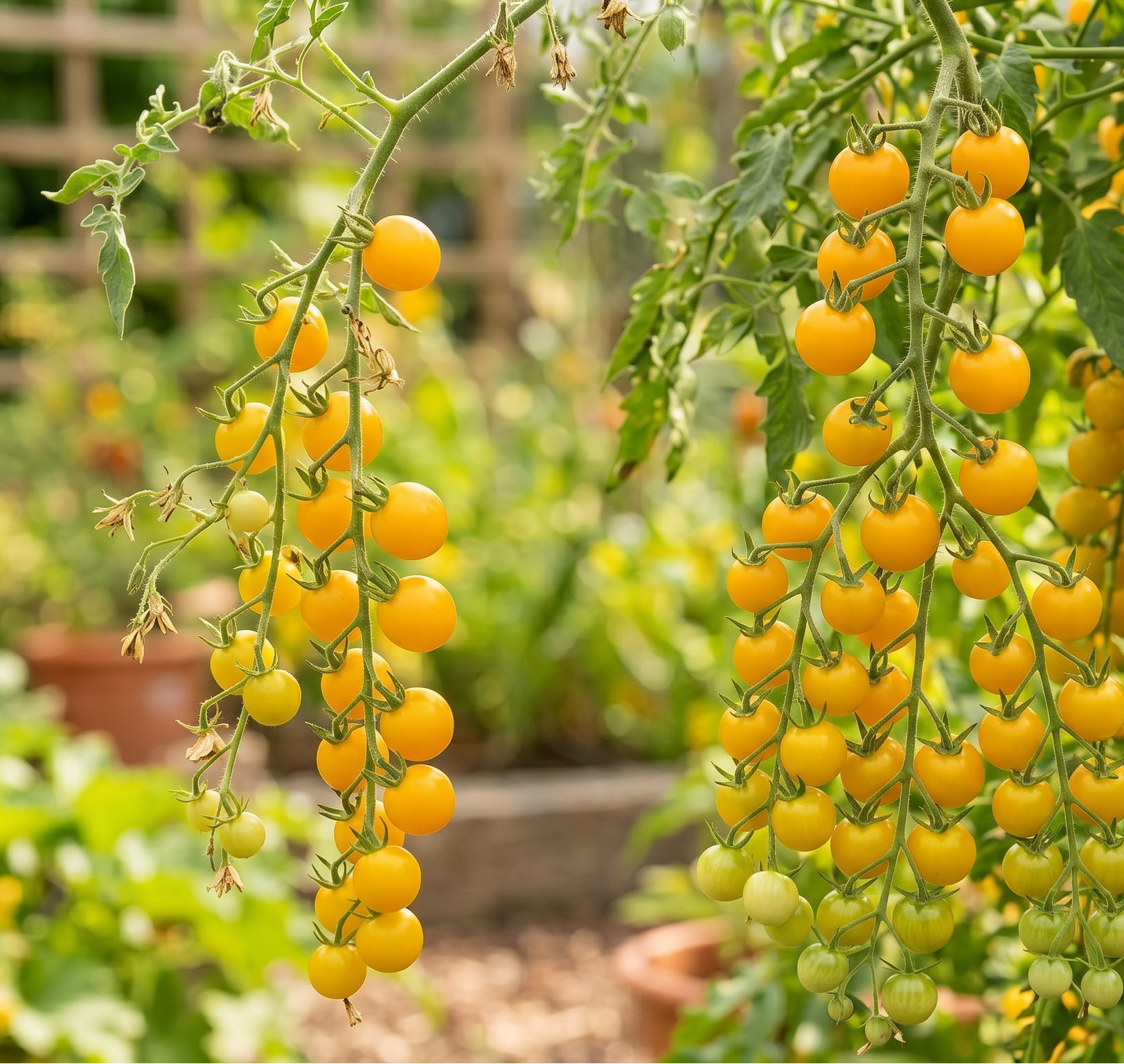 tomate gelbe johannisbeere wildtomate