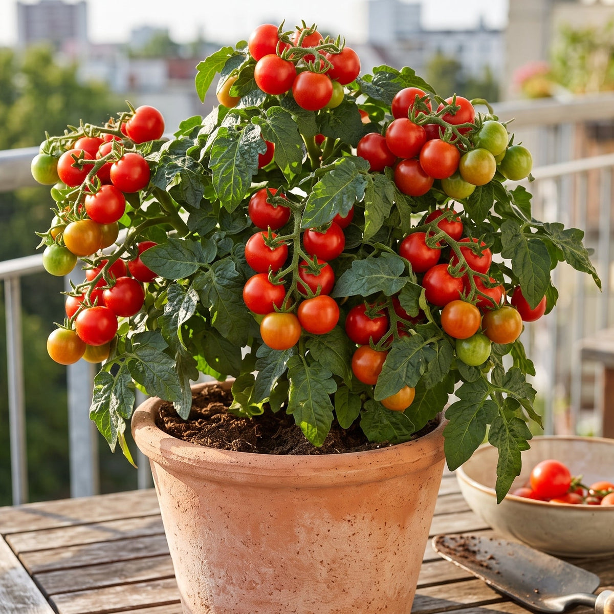 tomate tiny tim balkontomate zwergtomate