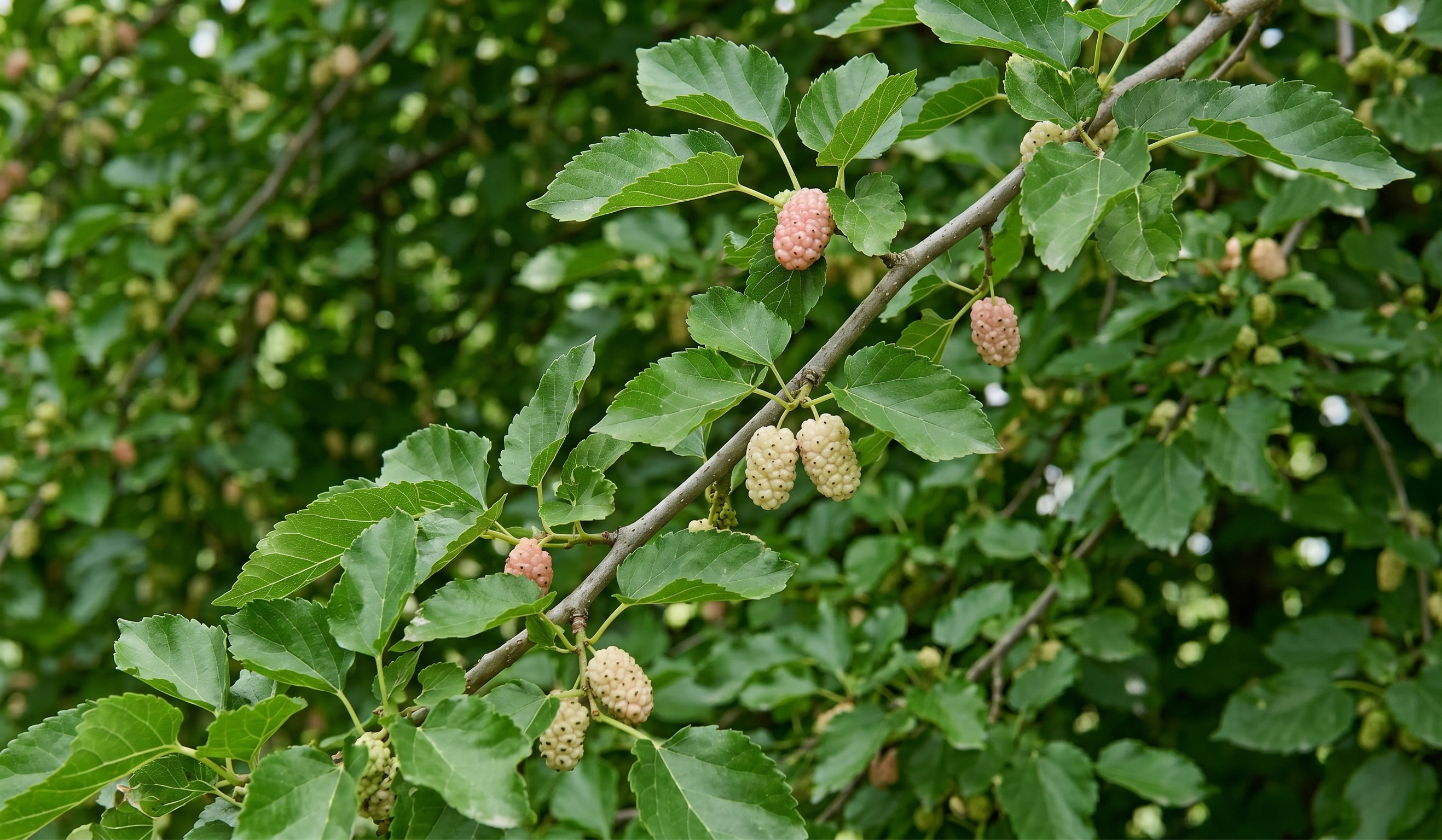 weiße maulbeere morus alba