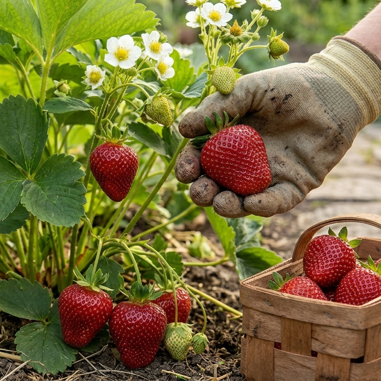 erdbeere gartenperle