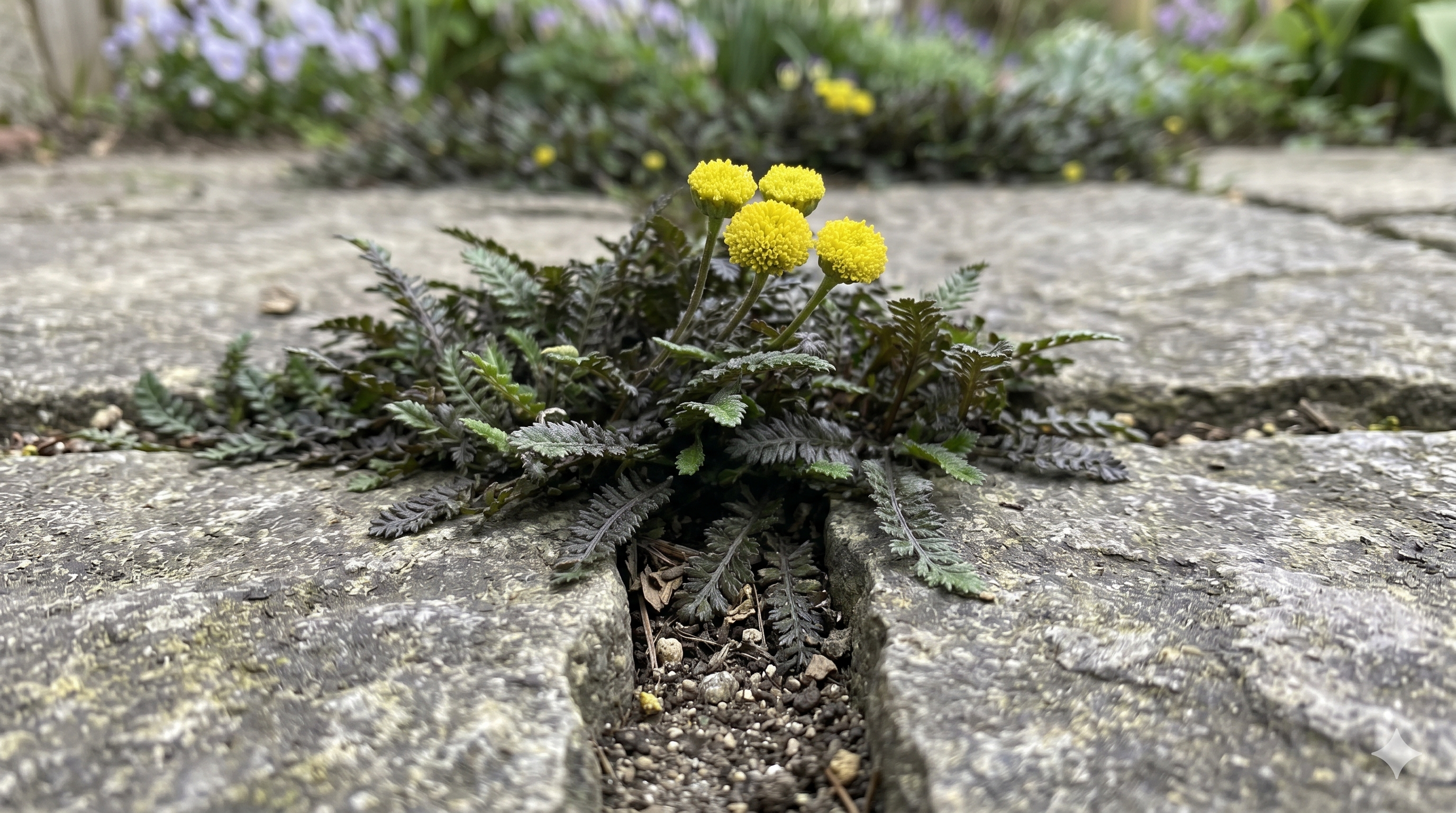 leptinella squalida platts black schwarzgrünes fiederpolster