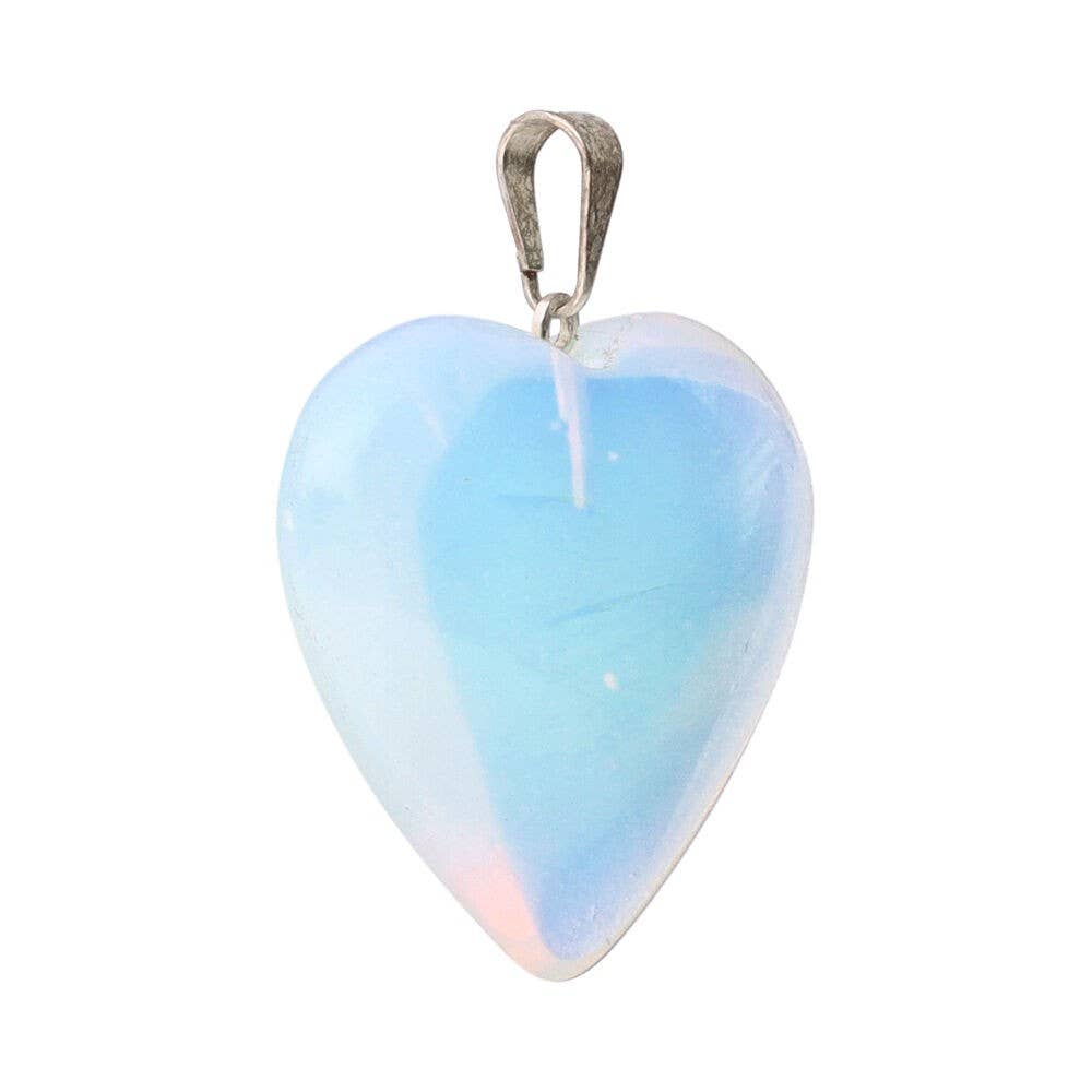 anhänger herz schmuck synthetischer opal 