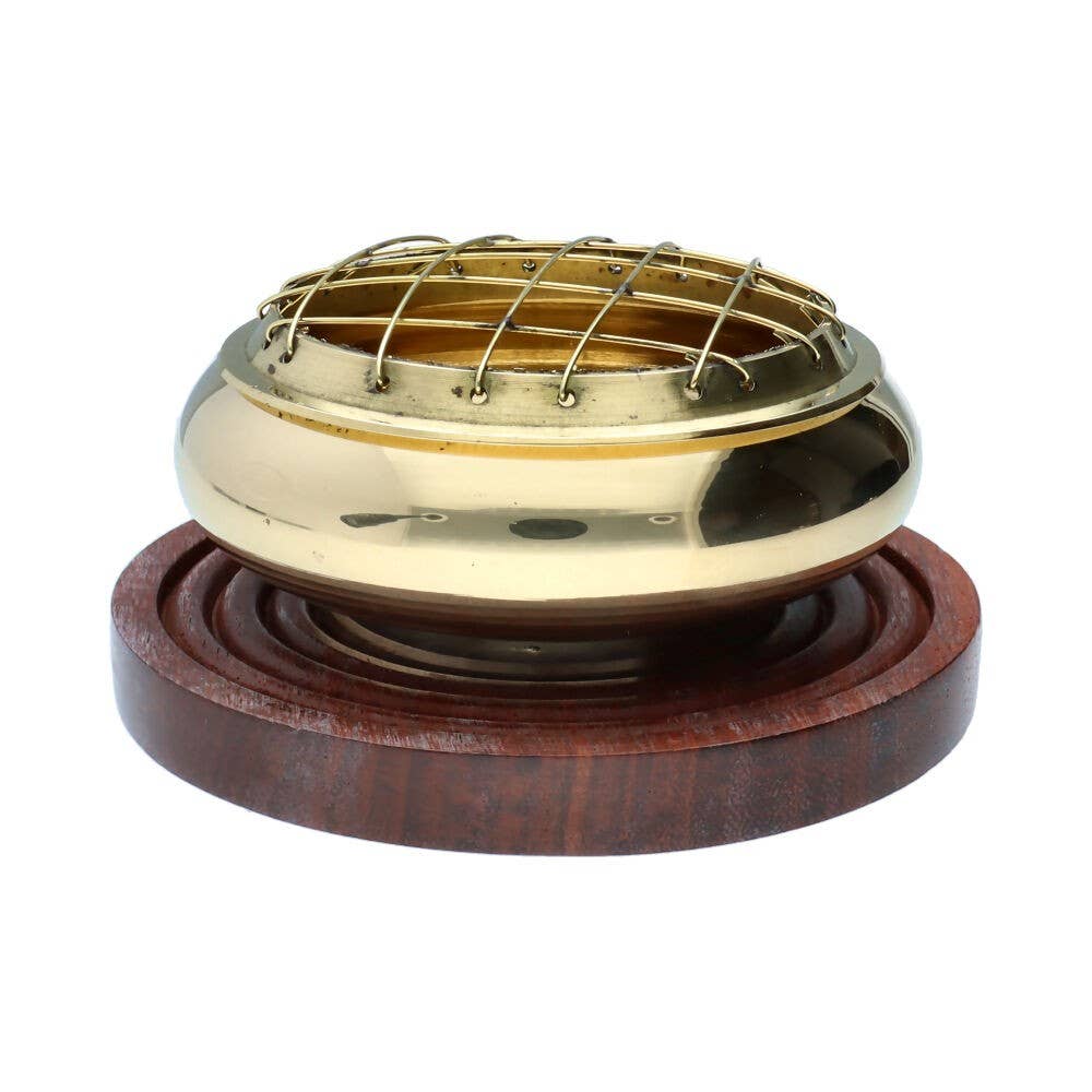 räucherkessel bronze goitter holz räucherwerk incense