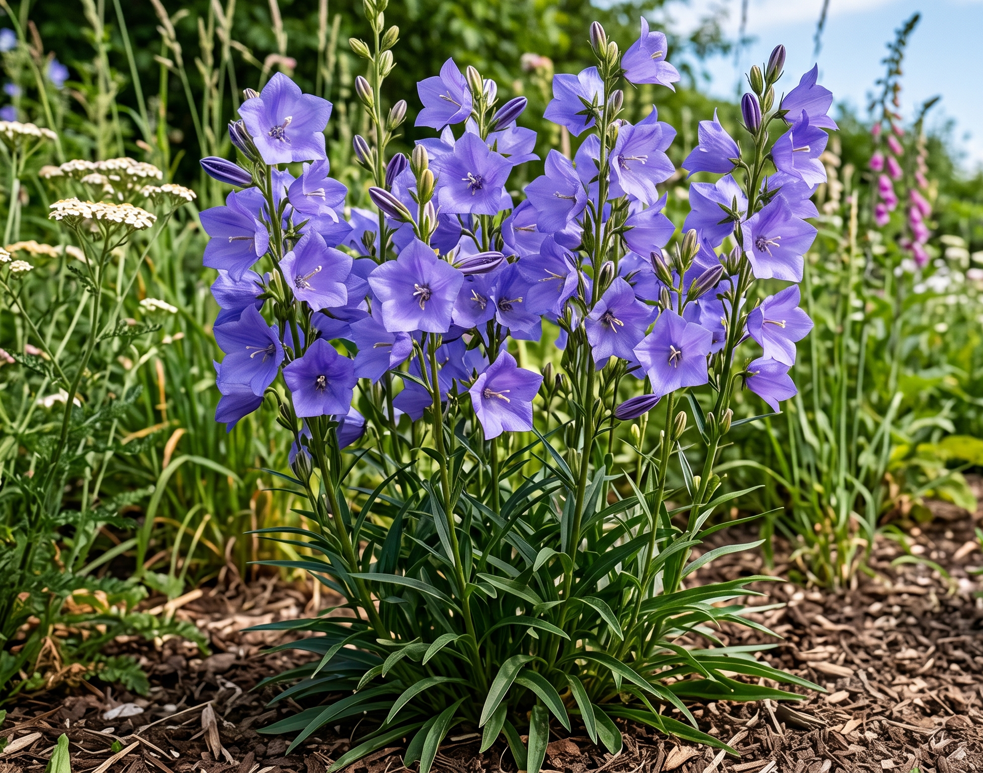 pfirsichblättrige glockenblume campanula persicifolia
