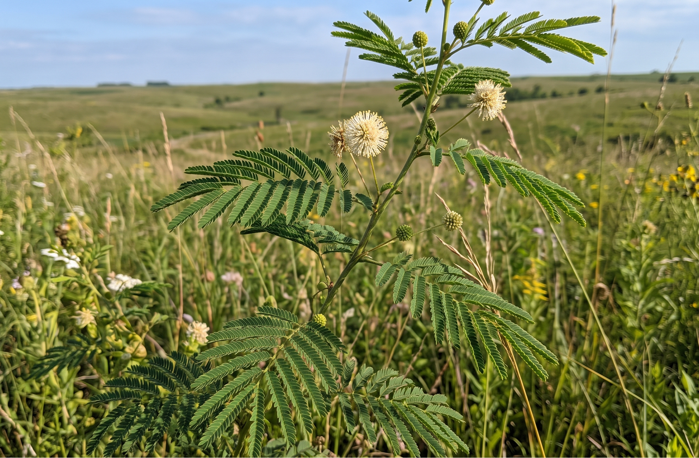Desmanthus illinoensis Präriemimose Illinois-bündelblume