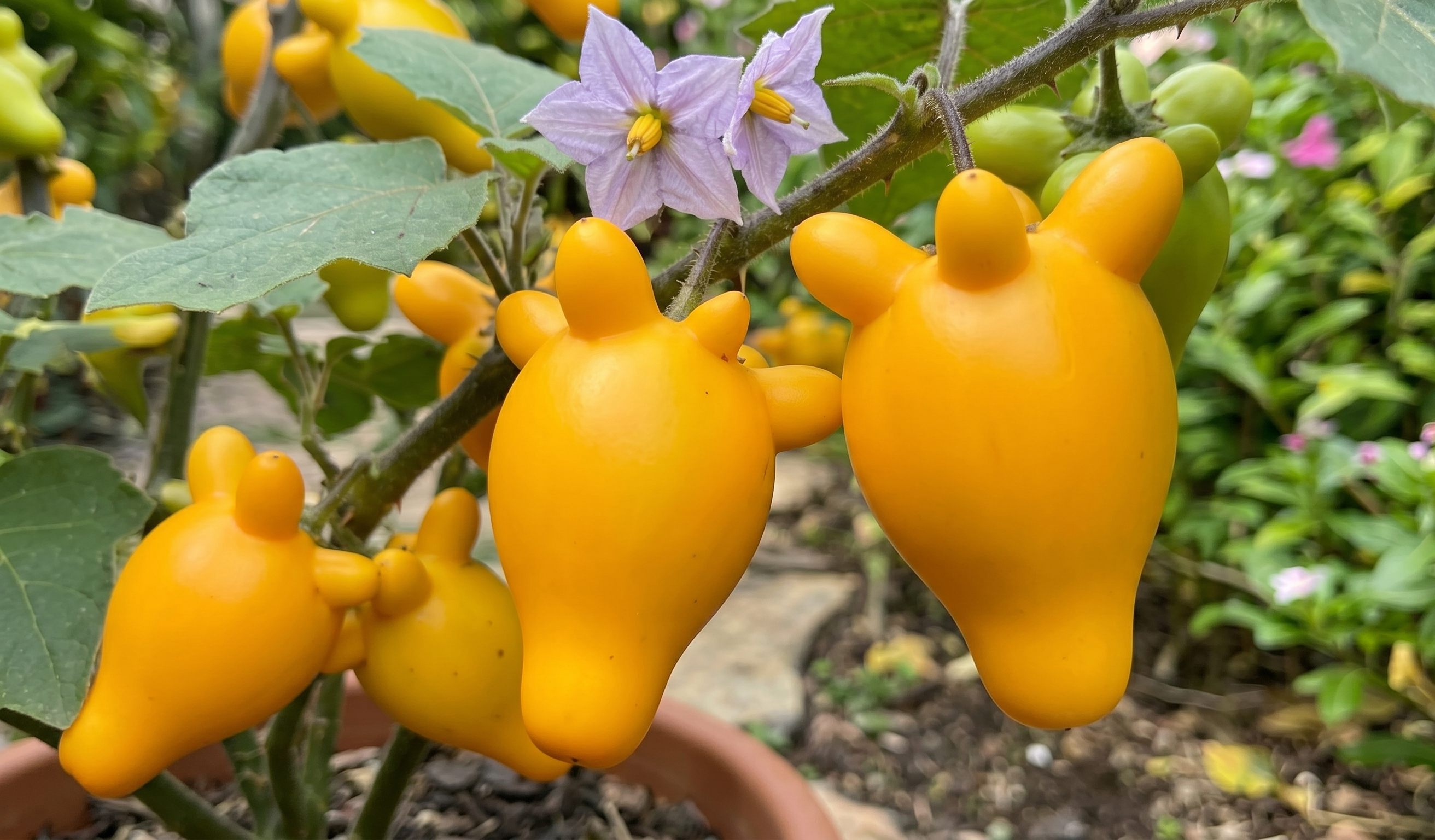 solanum mammousum kuheuterpflanze
